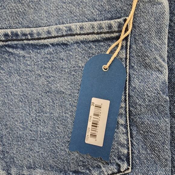 NEW Daily Blue by Adriano Goldschmeid Virgo Wide Leg Jeans Two Toned Size 30 - Picture 10 of 12